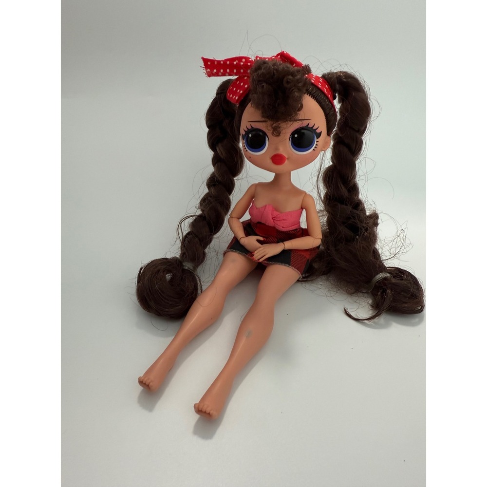 LOL Surprise Doll‎ Big Sister Diva Rocker Plaid Outfit Red Bow Big Hair
